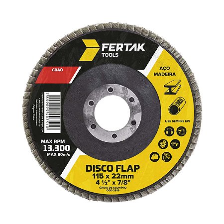 DISCO FLAP 4 1/2 (115X22MM) G 120 (10N) 2820