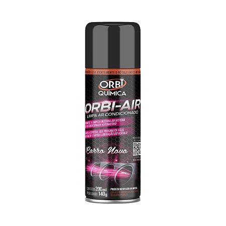LIMPA AR COND CARRO NOVO ORBI 200ML/140G (12)