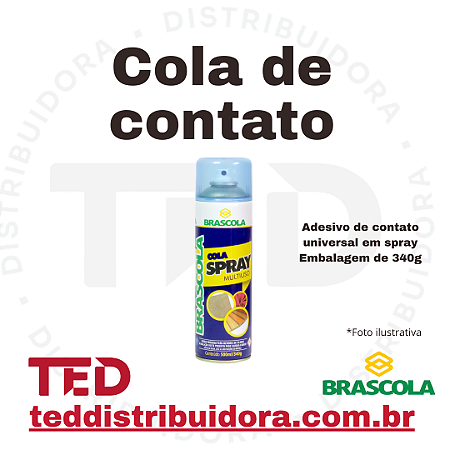 COLA DE CONTATO SPRAY 340G BRASCOLA