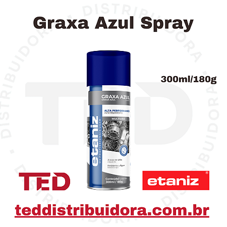 GRAXA AZUL SPRAY ETANIZ 300ML/180G
