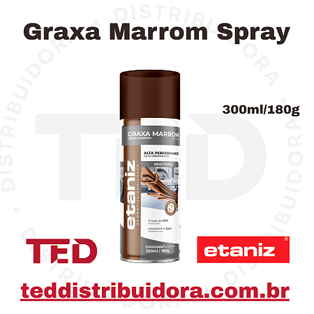 GRAXA MARRON SPRAY ETANIZ 300ML/180G