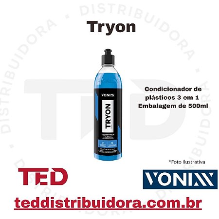 TRYON VONIXX 500ML CONDICIONADOR DE PLASTICOS 3 EM 1