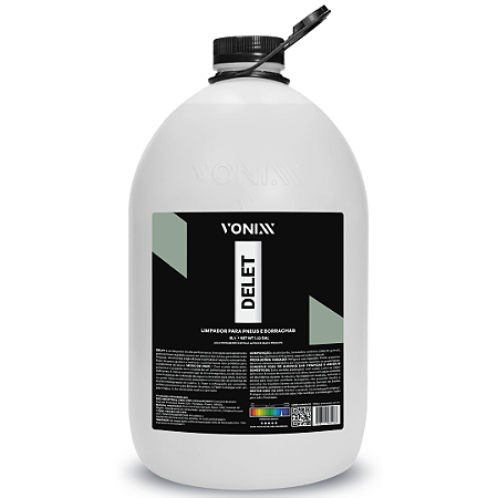 Delet 5L Limpador de Pneus e Borrachas Profissional Vonixx