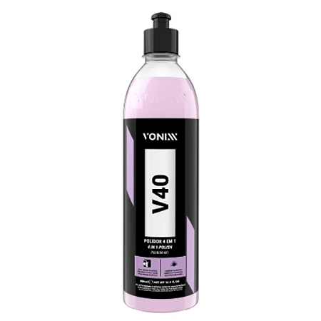 V40 500ml Composto Polidor 4 em 1 Vonixx Corte, Refino e Lustro Vonixx