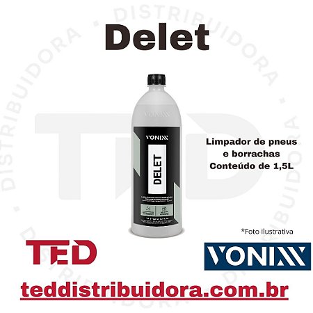 DELET VONIXX 1,5L LIMPADOR PNEUS E BORRACHAS