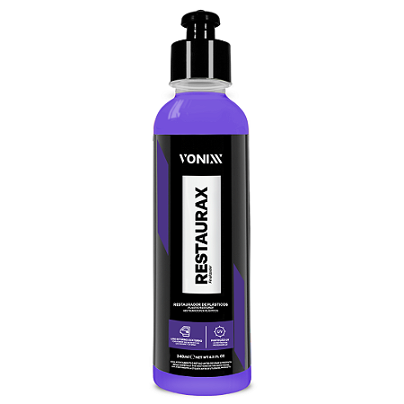 Restaurax 240ml Restaurador de Plásticos Externos Vonixx
