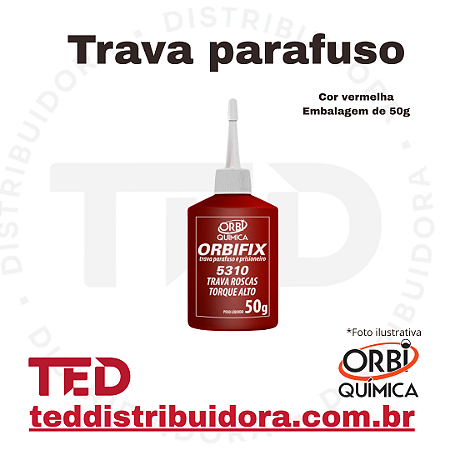 TRAVA PARAFUSO VERMELHO AT ORBI 50G