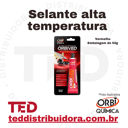 SELANTE ALTA TEMPERATURA VERMELHO 50G