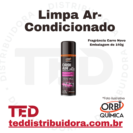 LIMPA AR COND CARRO NOVO ORBI 200ML/140G