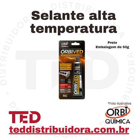 SELANTE ALTA TEMPERATURA PRETO 50G
