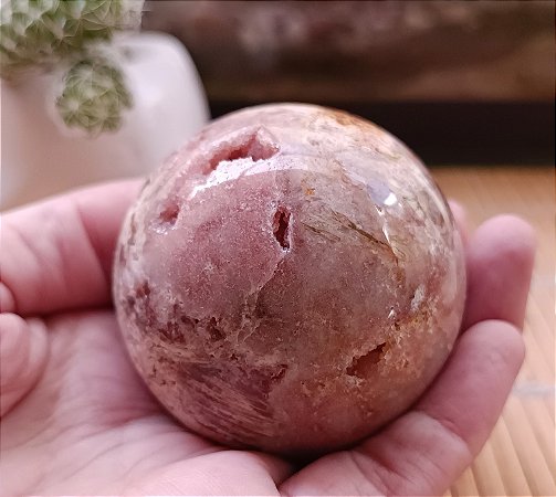 Esfera Ametista Rosa Linda