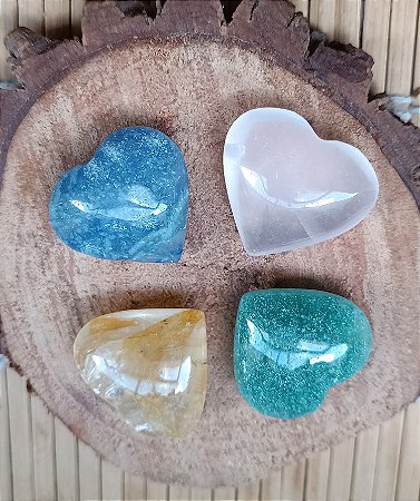 Kit 04 Mini Corações