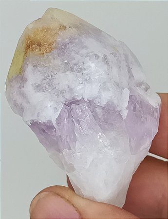 Raiz de Ametista Lavanda - Ice Cap com inclusão de ferro