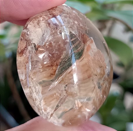 Quartzo Lodolita - Lapidação Lente 3