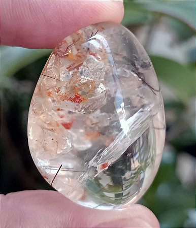 Quartzo Lodolita - Lapidação Lente 5