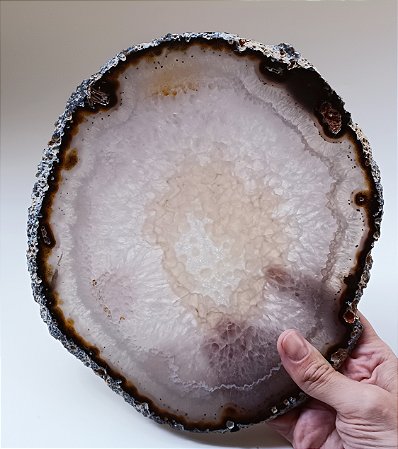 Chapa de Ágata borda Negra/Ferrugem