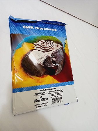 Papel Fotográfico A Prova D'Agua Brilhante Folha A4 Unidade