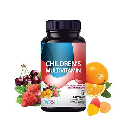 Multivitamínico Infantil Kids 50 gomas - LIVS Gummies