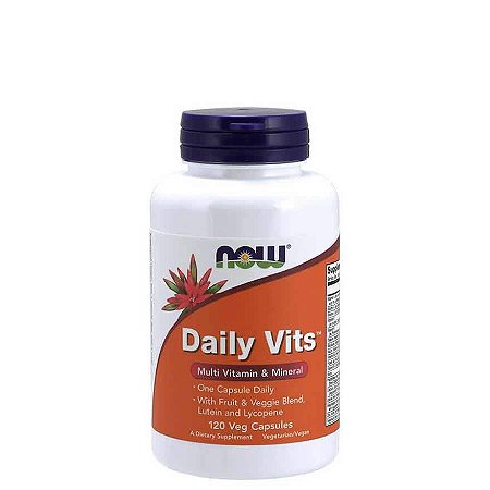 Multivitaminico Daily Vits Multi 120 Caps - NOW FOODS
