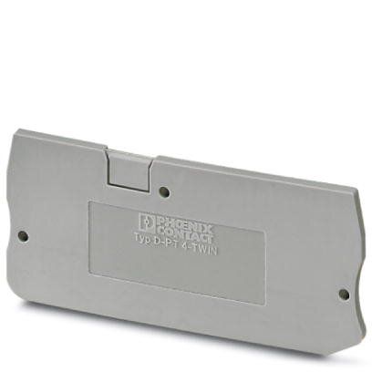 D-PT 4-TWIN TAMPA TERMINAL PARA BORNE CONECTOR DE PASSAGEM 3208977 PHOENIX CONTACT