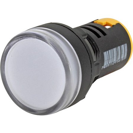 L20-AR1-WP SINALEIRO LED 22MM 110VCC/VCA BRANCO I25428 METALTEX