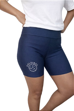 SHORTS SUPLEX MARINHO BOLA BRANCA