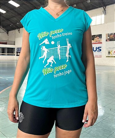 CAMISETA AZUL TENHO TREINO GG