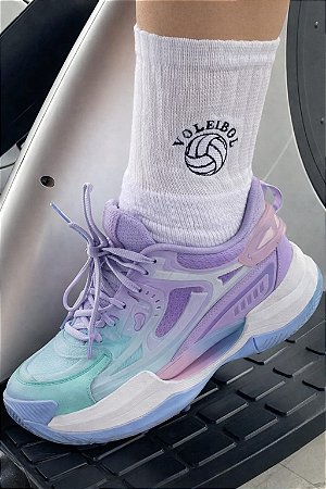 MEIA BRANCA CANO MÉDIO BOLA