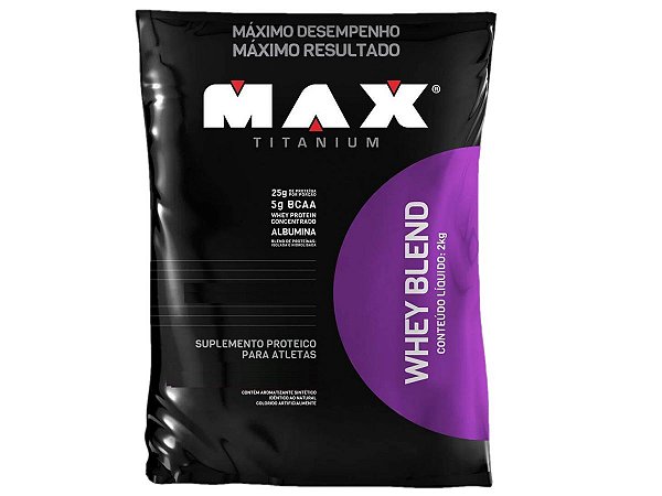 Whey Blend 2kg Chocolate - Max Titanium