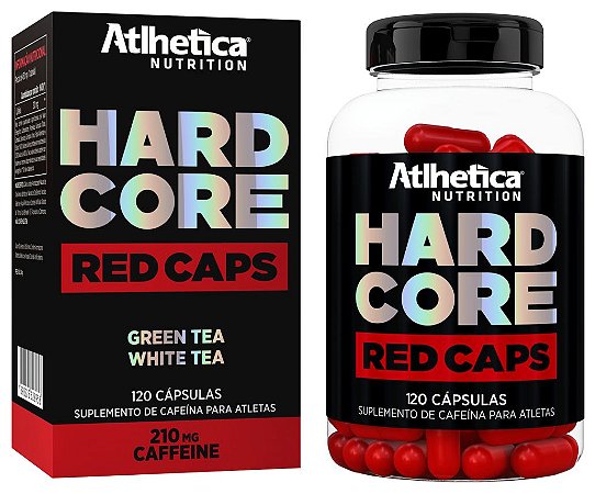 Hard Core Red caps 120capsulas - Atlhetica Nutrition