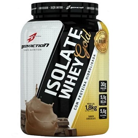 Whey Gold Isolate Definition 1.8kg Body Action Chocolate