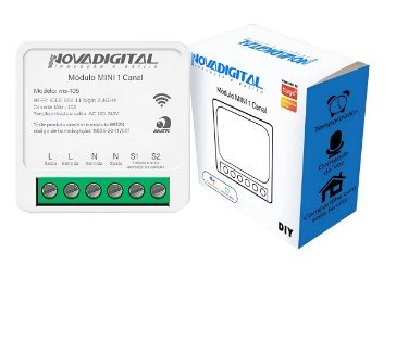MINI INTERRUPTOR WIFI INTELIGENTE NOVADIGITAL