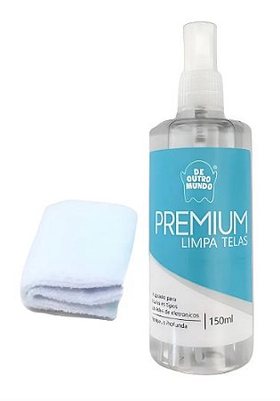 Limpa Telas com Pano Microfibra 150ml