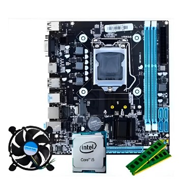 Kit Intel Core i5 4570 Placa H81 com 16GB DDR3