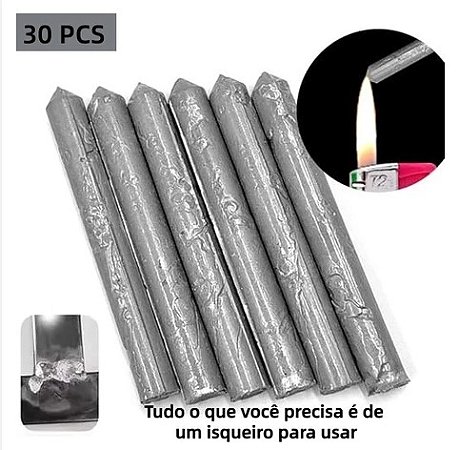 Hastes de Solda Bastões 30 Peças Derretem Fácil