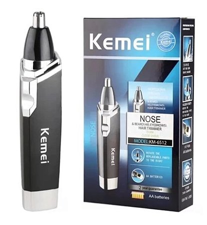 Removedor de Pelos Nariz e Orelha Kemei KM-6512