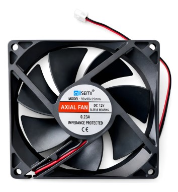 Ventoinha Cooler 90mm 12V para PC