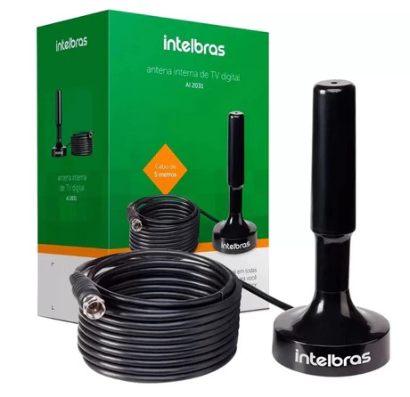 Antena Interna TV Digital UHF Intelbras AI2031