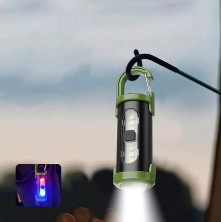 Lanterna Mini COB LED Recarregável à Prova D'água