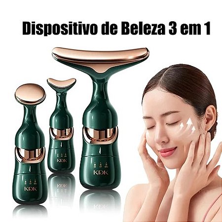 Massageador Facial 3 em 1 N7 Antirrugas