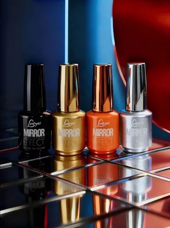 Esmalte Mirror Effect com acabamento brilho