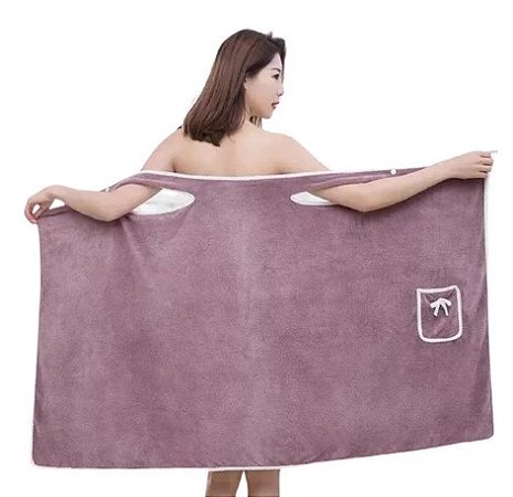 Toalha de Banho Secagem Rápida Feminina