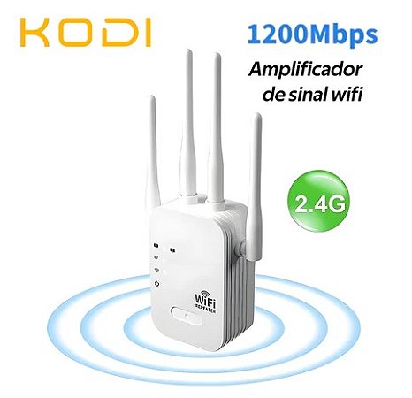 Repetidor Wi-Fi 2.4G G8 com Porta Gigabit Bivolt