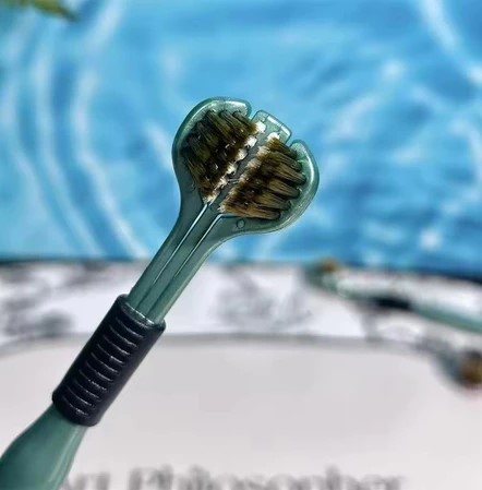 Escova de Dentes 360° com 3 lados Cerdas Macias 2 unidades