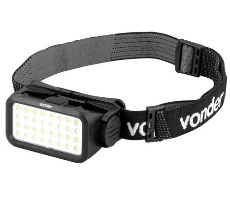 Lanterna LED Recarregável para Cabeça Vonder