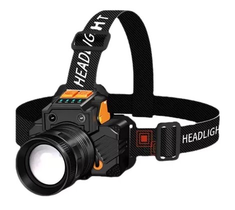 Lanterna de Cabeça LED Recarregável Profissional