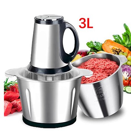 Processador de Alimentos 1200W 3 Litros Bazar133