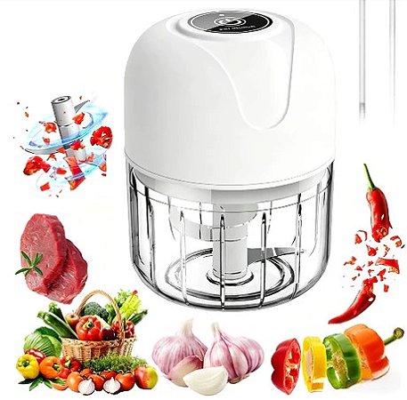 Mini Processador Triturador Sem Fio 250ML