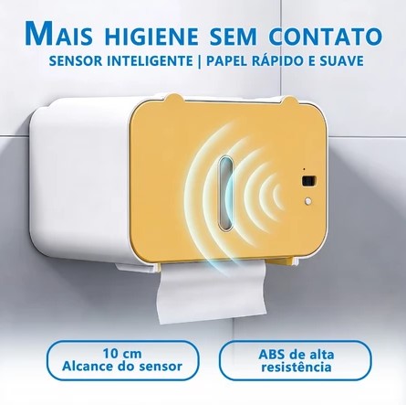 Suporte Indutivo Papel Higiênico ISBOM Automático