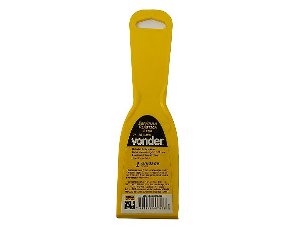 ESPATULA PLASTICA LISA 2" (50,8MM) VONDER